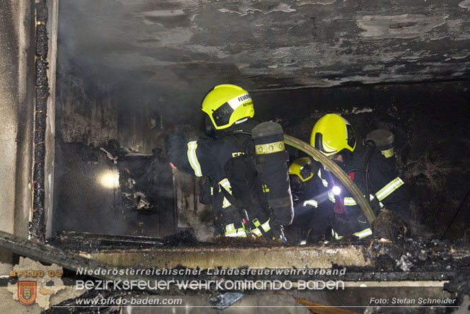 20221121 Brand im Einfamilienhaus in Kottingbrunn Foto: Stefan Schneider BFKDO BADEN