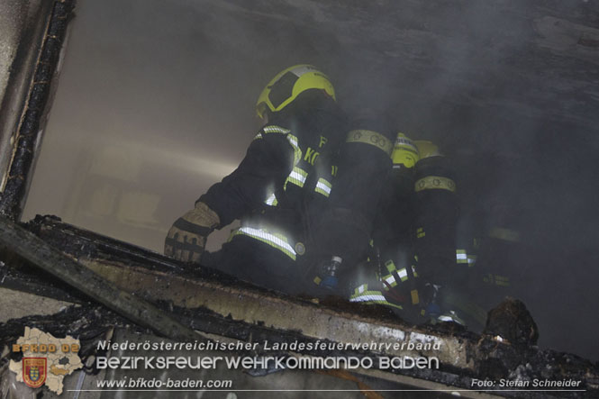 20221121 Brand im Einfamilienhaus in Kottingbrunn Foto: Stefan Schneider BFKDO BADEN