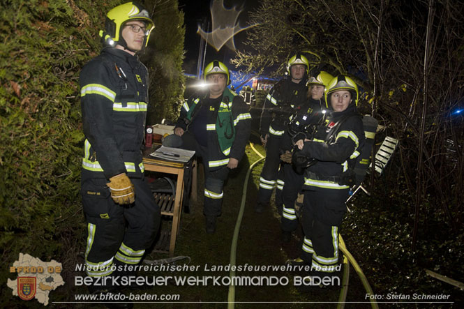 20221121 Brand im Einfamilienhaus in Kottingbrunn Foto: Stefan Schneider BFKDO BADEN