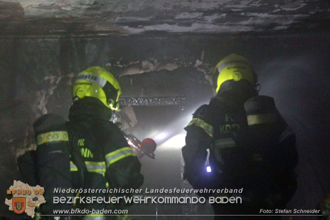 20221121 Brand im Einfamilienhaus in Kottingbrunn Foto: Stefan Schneider BFKDO BADEN