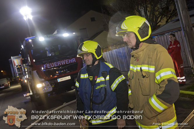 20221121 Brand im Einfamilienhaus in Kottingbrunn Foto: Stefan Schneider BFKDO BADEN