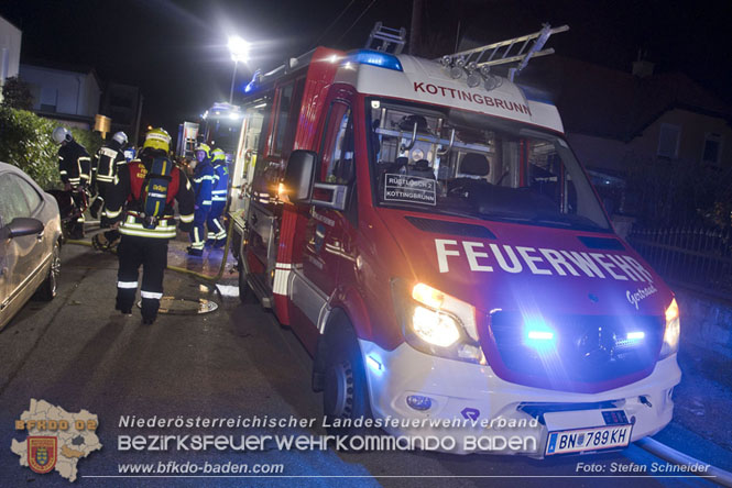 20221121 Brand im Einfamilienhaus in Kottingbrunn Foto: Stefan Schneider BFKDO BADEN