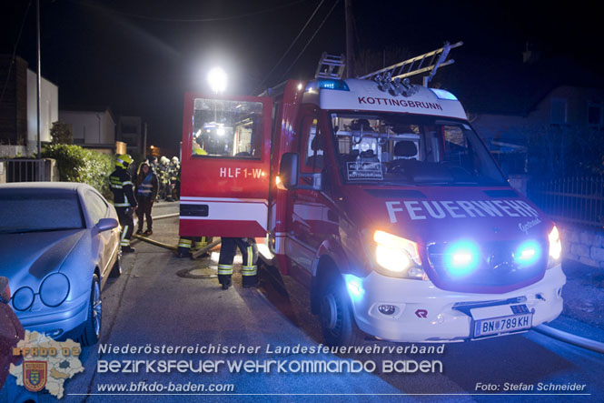 20221121 Brand im Einfamilienhaus in Kottingbrunn Foto: Stefan Schneider BFKDO BADEN