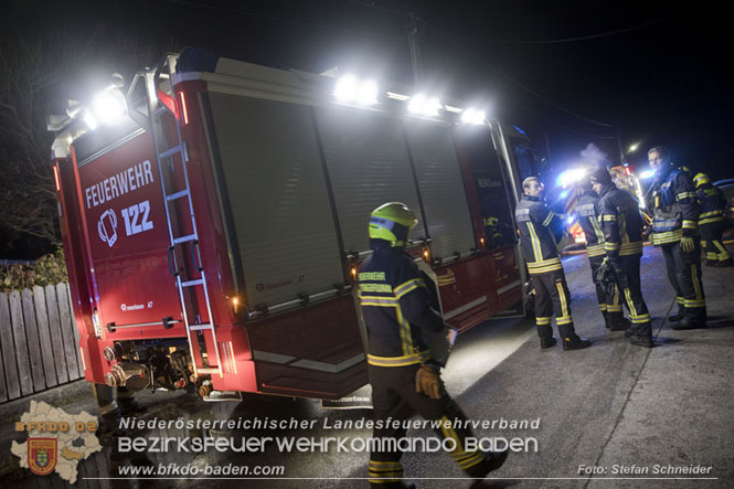 20221121 Brand im Einfamilienhaus in Kottingbrunn Foto: Stefan Schneider BFKDO BADEN