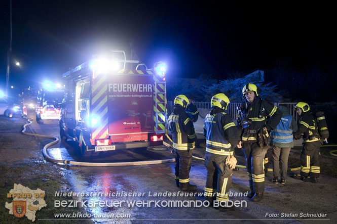 20221121 Brand im Einfamilienhaus in Kottingbrunn Foto: Stefan Schneider BFKDO BADEN