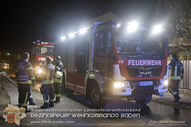 20221121 Brand im Einfamilienhaus in Kottingbrunn Foto: Stefan Schneider BFKDO BADEN