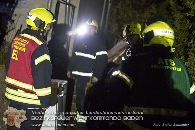 20221121 Brand im Einfamilienhaus in Kottingbrunn Foto: Stefan Schneider BFKDO BADEN