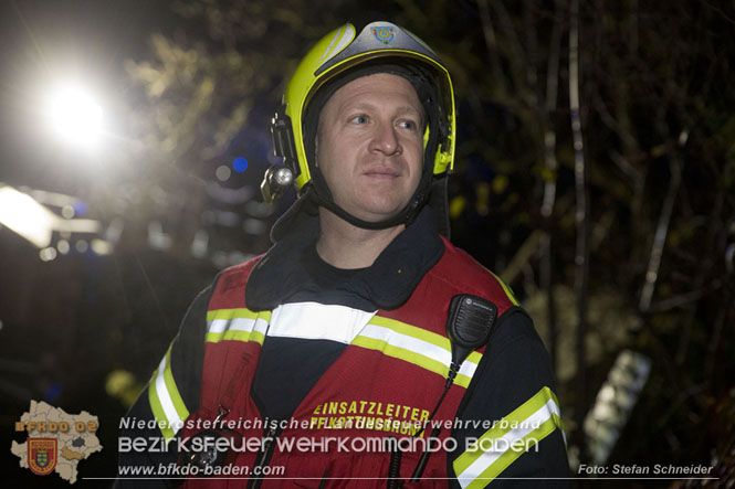 20221121 Brand im Einfamilienhaus in Kottingbrunn Foto: Stefan Schneider BFKDO BADEN