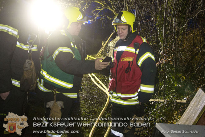 20221121 Brand im Einfamilienhaus in Kottingbrunn Foto: Stefan Schneider BFKDO BADEN