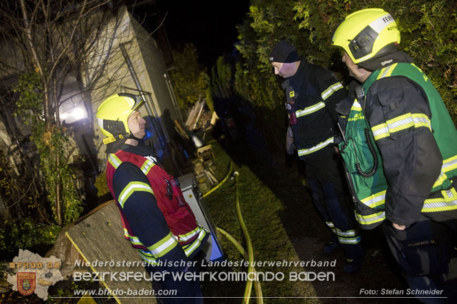 20221121 Brand im Einfamilienhaus in Kottingbrunn Foto: Stefan Schneider BFKDO BADEN