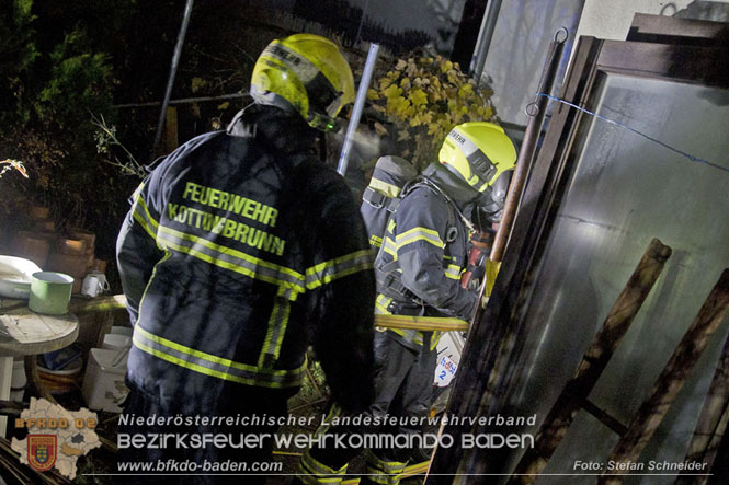 20221121 Brand im Einfamilienhaus in Kottingbrunn Foto: Stefan Schneider BFKDO BADEN