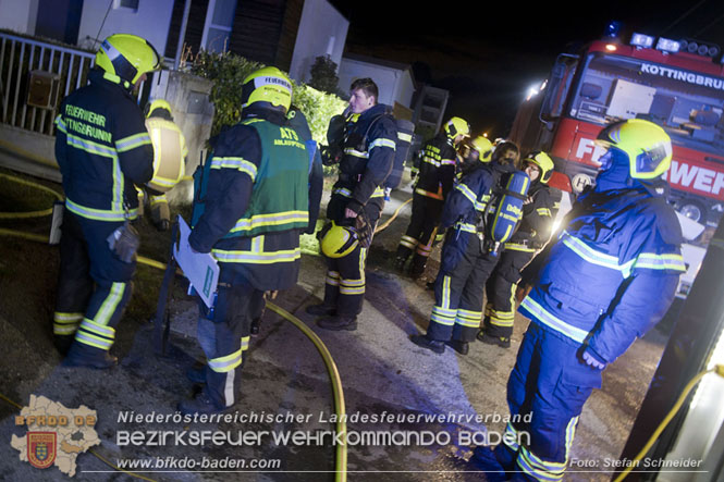 20221121 Brand im Einfamilienhaus in Kottingbrunn Foto: Stefan Schneider BFKDO BADEN