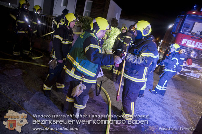 20221121 Brand im Einfamilienhaus in Kottingbrunn Foto: Stefan Schneider BFKDO BADEN