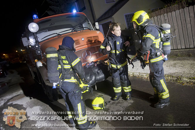 20221121 Brand im Einfamilienhaus in Kottingbrunn Foto: Stefan Schneider BFKDO BADEN