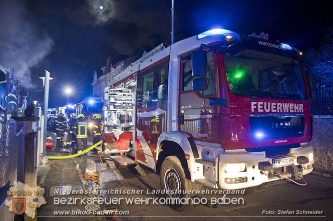 20221208 Wohnhausbrand in Hirtenberg  Foto: Stefan Schneider BFKDO BADEN 