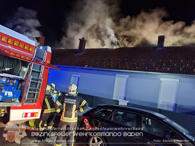 20221208 Wohnhausbrand in Hirtenberg  Foto: Stefan Schneider BFKDO BADEN 