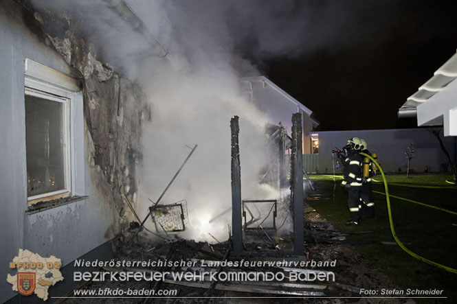 20221208 Wohnhausbrand in Hirtenberg  Foto: Stefan Schneider BFKDO BADEN 