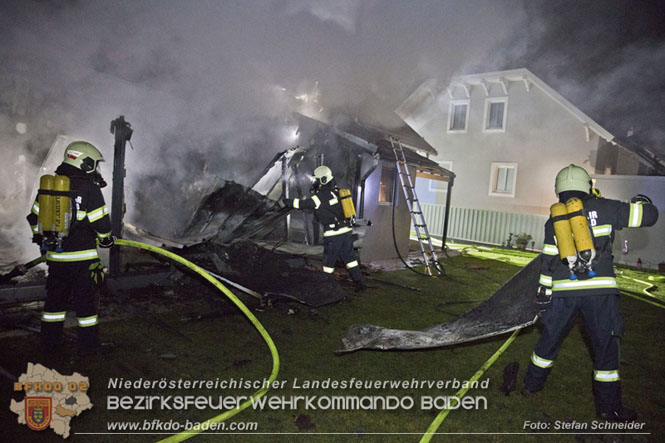 20221208 Wohnhausbrand in Hirtenberg  Foto: Stefan Schneider BFKDO BADEN 