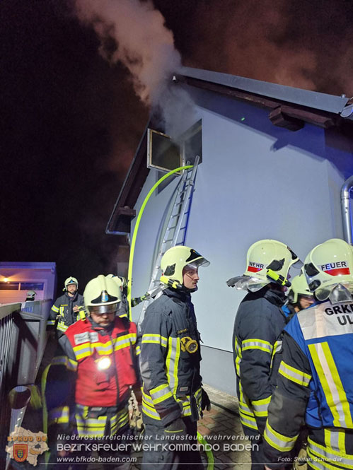 20221208 Wohnhausbrand in Hirtenberg  Foto: Stefan Schneider BFKDO BADEN 