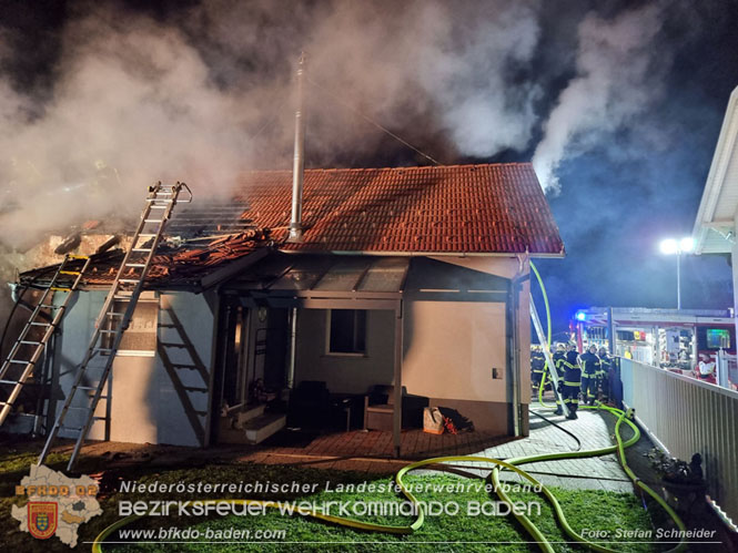 20221208 Wohnhausbrand in Hirtenberg  Foto: Stefan Schneider BFKDO BADEN 