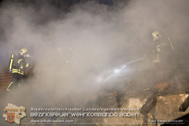 20221208 Wohnhausbrand in Hirtenberg  Foto: Stefan Schneider BFKDO BADEN 