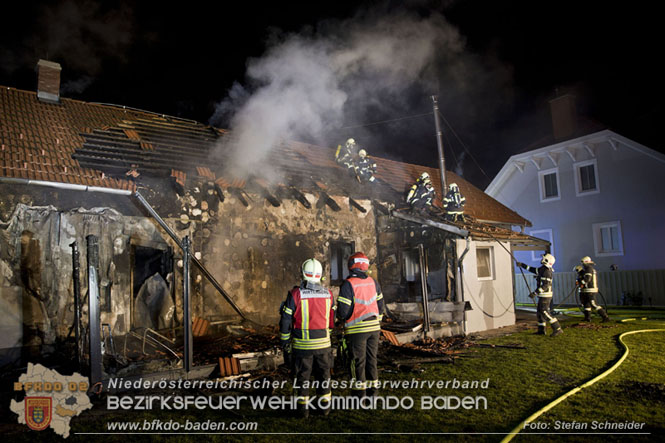 20221208 Wohnhausbrand in Hirtenberg Foto: Stefan Schneider BFKDO BADEN 