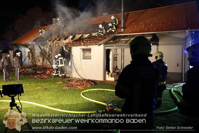 20221208 Wohnhausbrand in Hirtenberg Foto: Stefan Schneider BFKDO BADEN 