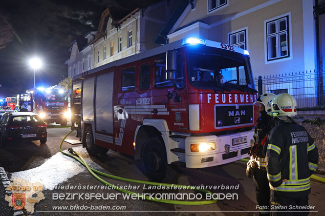 20221208 Wohnhausbrand in Hirtenberg Foto: Stefan Schneider BFKDO BADEN 