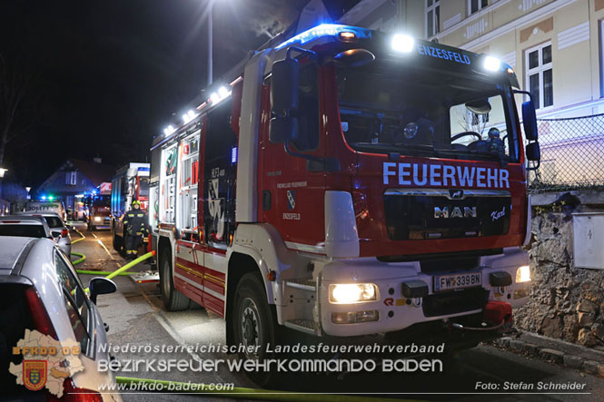20221208 Wohnhausbrand in Hirtenberg Foto: Stefan Schneider BFKDO BADEN 