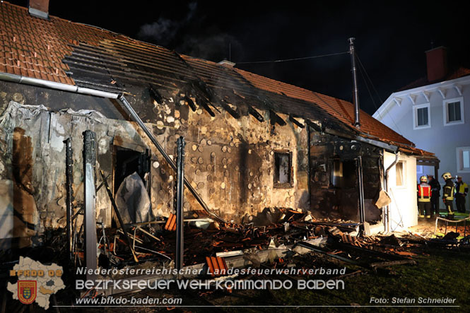 20221208 Wohnhausbrand in Hirtenberg Foto: Stefan Schneider BFKDO BADEN 