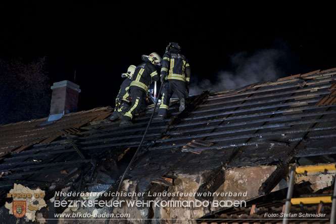 20221208 Wohnhausbrand in Hirtenberg Foto: Stefan Schneider BFKDO BADEN 