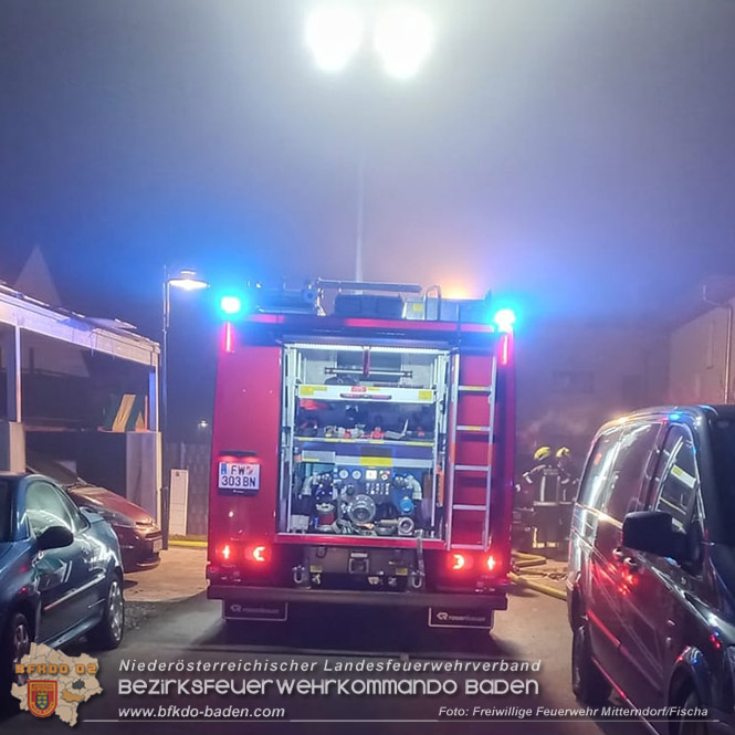 20221229 Brand auf einem Grundstück in Mitterndorf an der Fischa Foto: Freiwillige Feuerwehr Mitterndorf 20221229 Brand auf einem Grundstück in Mitterndorf an der Fischa Foto: Freiwillige Feuerwehr Mitterndorf
