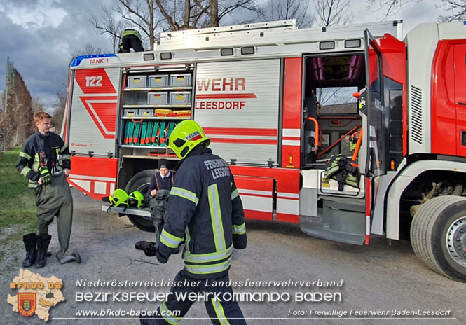 20230105 Sturmeinsatz in Baden Ortsteil Leesdorf  Foto: Strefan Wagner / Freiwillige Feuerwehr Baden-Leesdorf