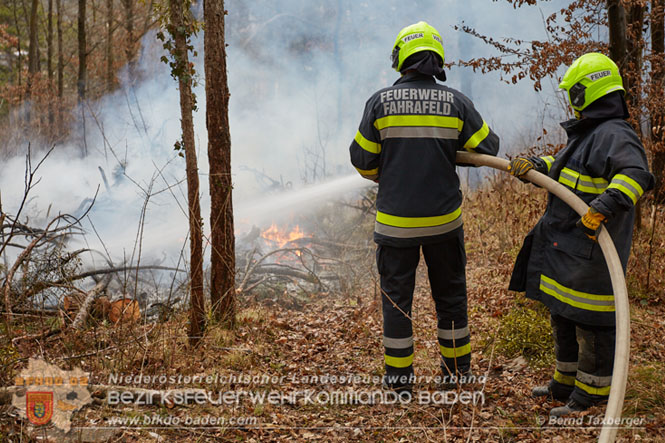 20230119 Ein unangemeldetes Feuerheizen lste Waldbrandalarm in Pottenstein aus  Foto: Bernd Taxberger BFK Presseteam