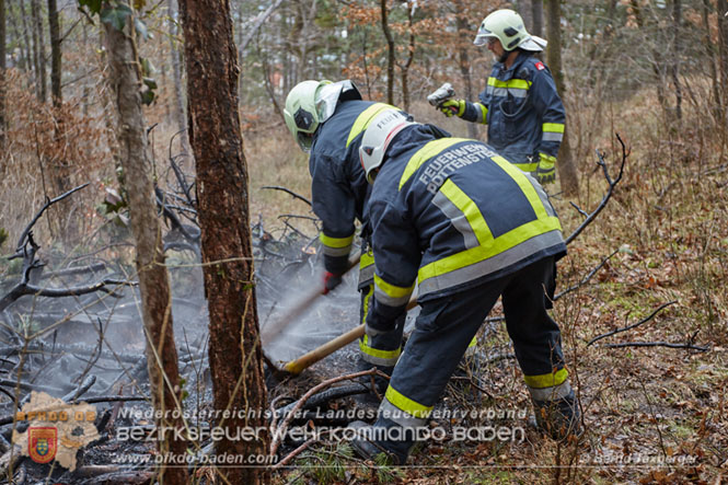 20230119 Ein unangemeldetes Feuerheizen lste Waldbrandalarm in Pottenstein aus  Foto: Bernd Taxberger BFK Presseteam