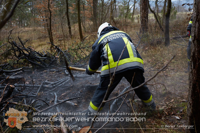 20230119 Ein unangemeldetes Feuerheizen lste Waldbrandalarm in Pottenstein aus  Foto: Bernd Taxberger BFK Presseteam