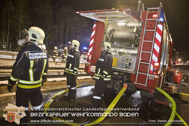 20230208 Lkw Sattelzug in Vollbrand bei Hochstraß   Foto: Stefan Schneider BFKDO BADEN