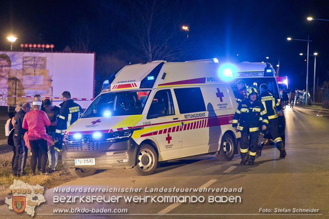 20230218 Groschadensereignis - Menschenrettung (T3) auf der B60  Foto: Stefan Schneider BFKDO BADEN