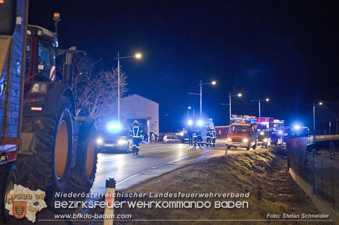 20230218 Groschadensereignis - Menschenrettung (T3) auf der B60  Foto: Stefan Schneider BFKDO BADEN