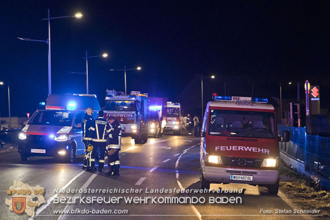 20230218 Groschadensereignis - Menschenrettung (T3) auf der B60  Foto: Stefan Schneider BFKDO BADEN