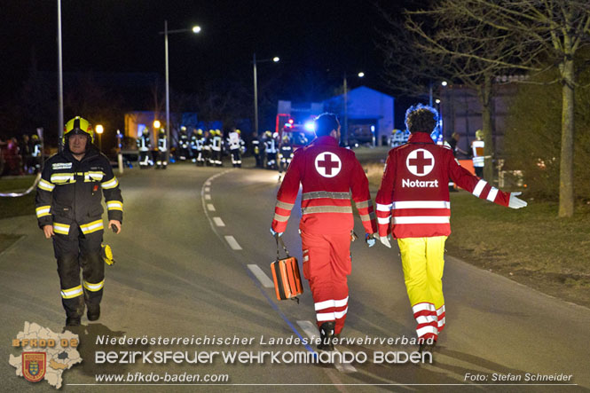 20230218 Groschadensereignis - Menschenrettung (T3) auf der B60  Foto: Stefan Schneider BFKDO BADEN