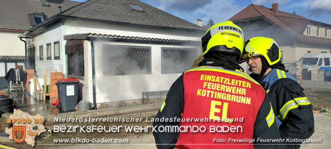 20230225 Wohnhausbrand in Kottingbrunn  Foto: Melanie Pock FF Kottingbrunn