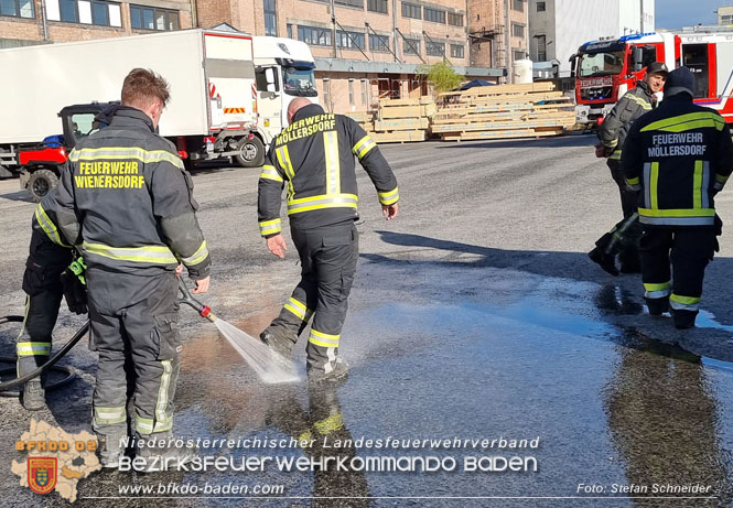 20230328 Schadstoffeinsatz in Traiskirchner Gewerbepark  Foto: Stefan Schneider BFKDO BADEN