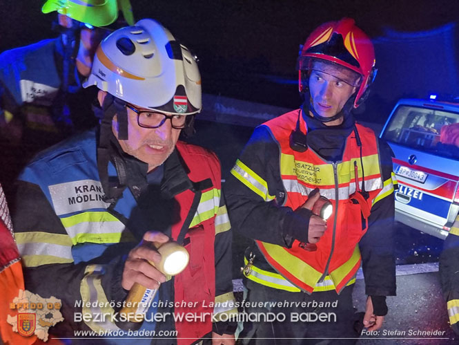 20230502 Lkw Unfall auf der A2 bei Traiskirchen Foto: Stefan Schneider BFKDO BADEN 20230502 Lkw Unfall auf der A2 bei Traiskirchen Foto: Stefan Schneider BFKDO BADEN