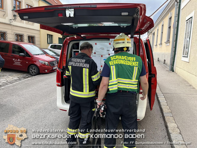 20230725 Schadstoffunfall in Gumpoldskirchen Bezirk Mödling   Foto: FF Gumpoldskirchen / Thomas Weigel 