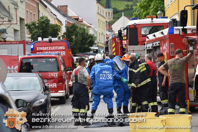 20230725 Schadstoffunfall in Gumpoldskirchen Bezirk Mödling Foto: Thomas Lenger Monatsrevue.at 20230725 Schadstoffunfall in Gumpoldskirchen Bezirk Mödling Foto: Thomas Lenger Monatsrevue.at