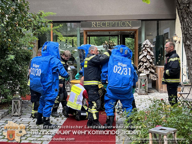 20230725 Schadstoffunfall in Gumpoldskirchen Bezirk Mödling   Foto: FF Gumpoldskirchen / Thomas Weigel 