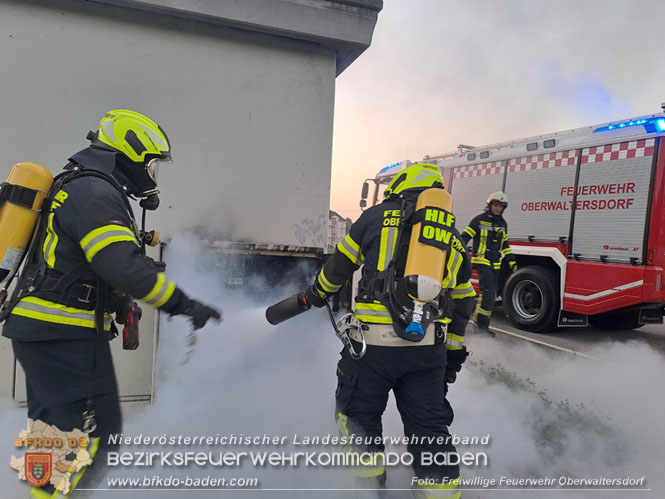 20230821 E-Verteilerkasten in Brand  Foto: Freiwillige Feuerwehr Oberwaltersdorf 
