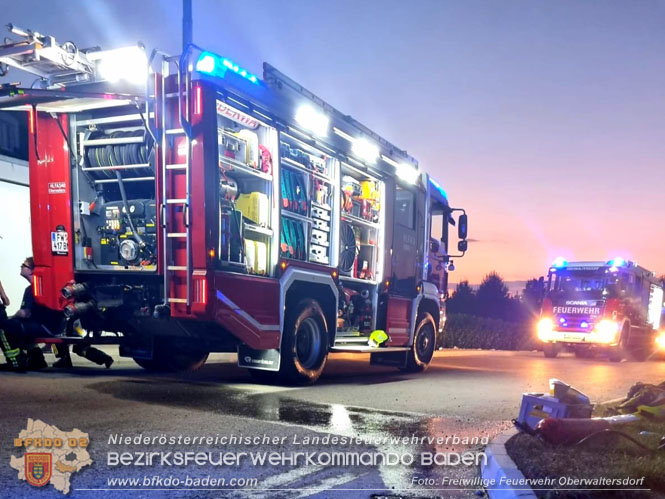 20230821 E-Verteilerkasten in Brand  Foto: Freiwillige Feuerwehr Oberwaltersdorf 