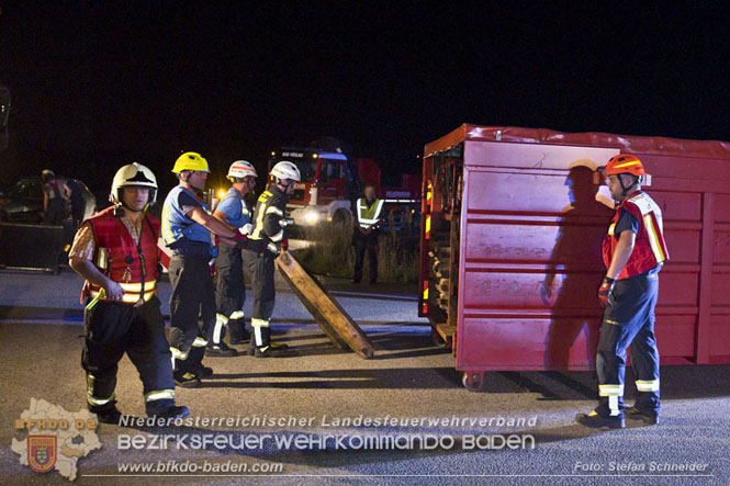 20230822 Schwere LKW Bergung in Bad Vslau  Foto: Stefan Schneider BFKDO BADEN